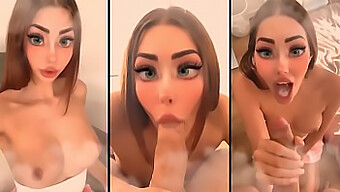 Cute Ahegao Girl Gets Her Ass Fucked And Swallows Cum In Homemade Video