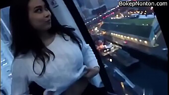 Asian Beauty Flaunts Her Incredible Body In Public