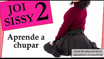 Sissy Aprende A Chupar Y Masturbarse Con Femdom Y Cei