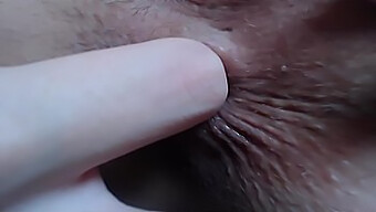 Fingering And Anal Play With A Tight Asshole