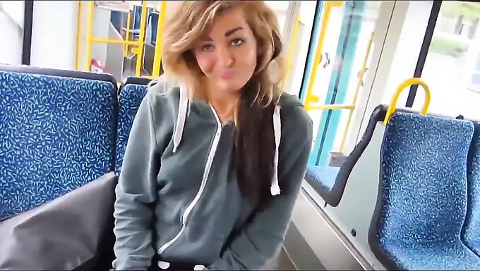 French Girl Gets Naughty In Public