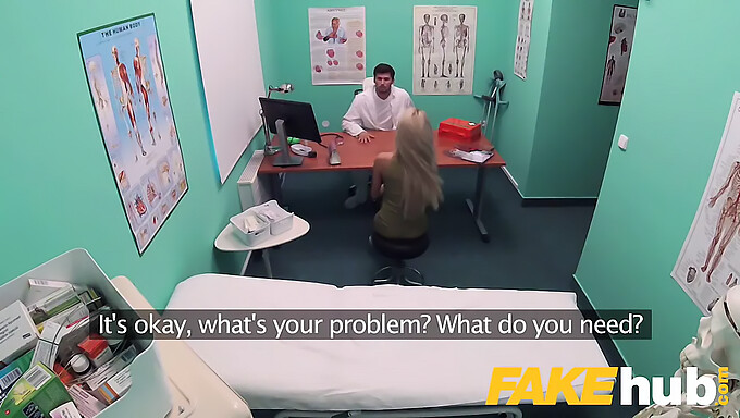 Blonde Russian Babe Swallows Doctor'S Load In Fake Hospital Setting