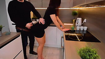 Rough And Wild: Neighbor'S Big Cock Pounds Me Hard In The Kitchen