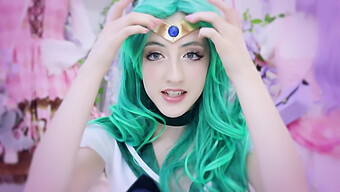 Beckii Cruel的sailor Neptune Cosplay:完美之旅