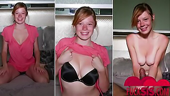 Teen (18+) Mia Collins Ukazuje Své Velké Zadečky A Schopnosti Kouření