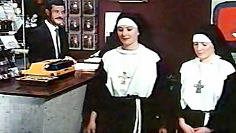 Retro Nympho Nuns: Big Tits And Big Cock Action