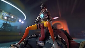 Хентай Аниме С Tracer И Roadhog (Анимация, Звук, Вина)