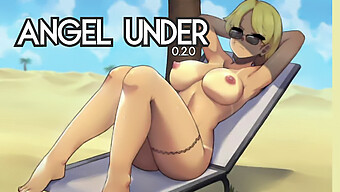 Angel'S Big Ass Gets A Massage In Hentai Game