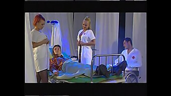 Fucking A Blonde Nurse In A Corset